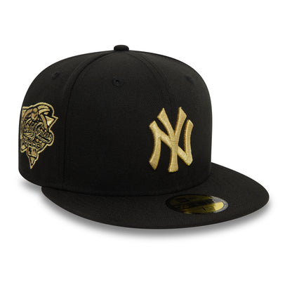 New Era - 59FIFTY Fitted Cap - New York Yankees Cooperstown - Metallic - Black/Gold