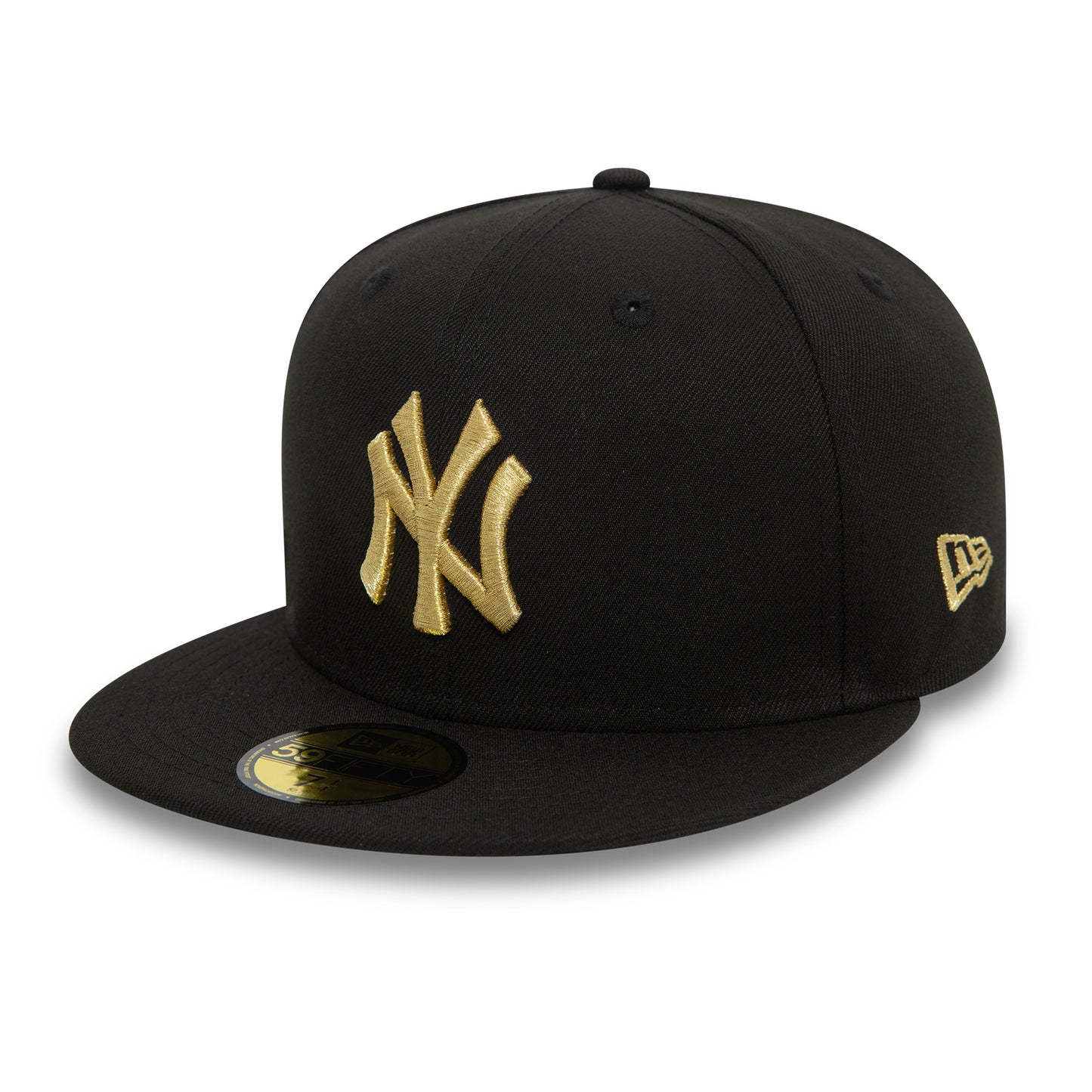 New Era - 59FIFTY Fitted Cap - New York Yankees Cooperstown - Metallic - Black/Gold