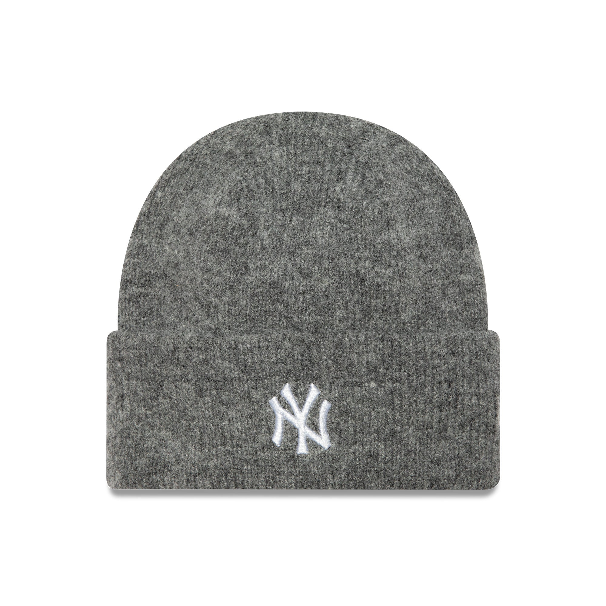 New Era - WMNS Wide Cuff Beanie - New York Yankees - Dark Grey - Headz Up 