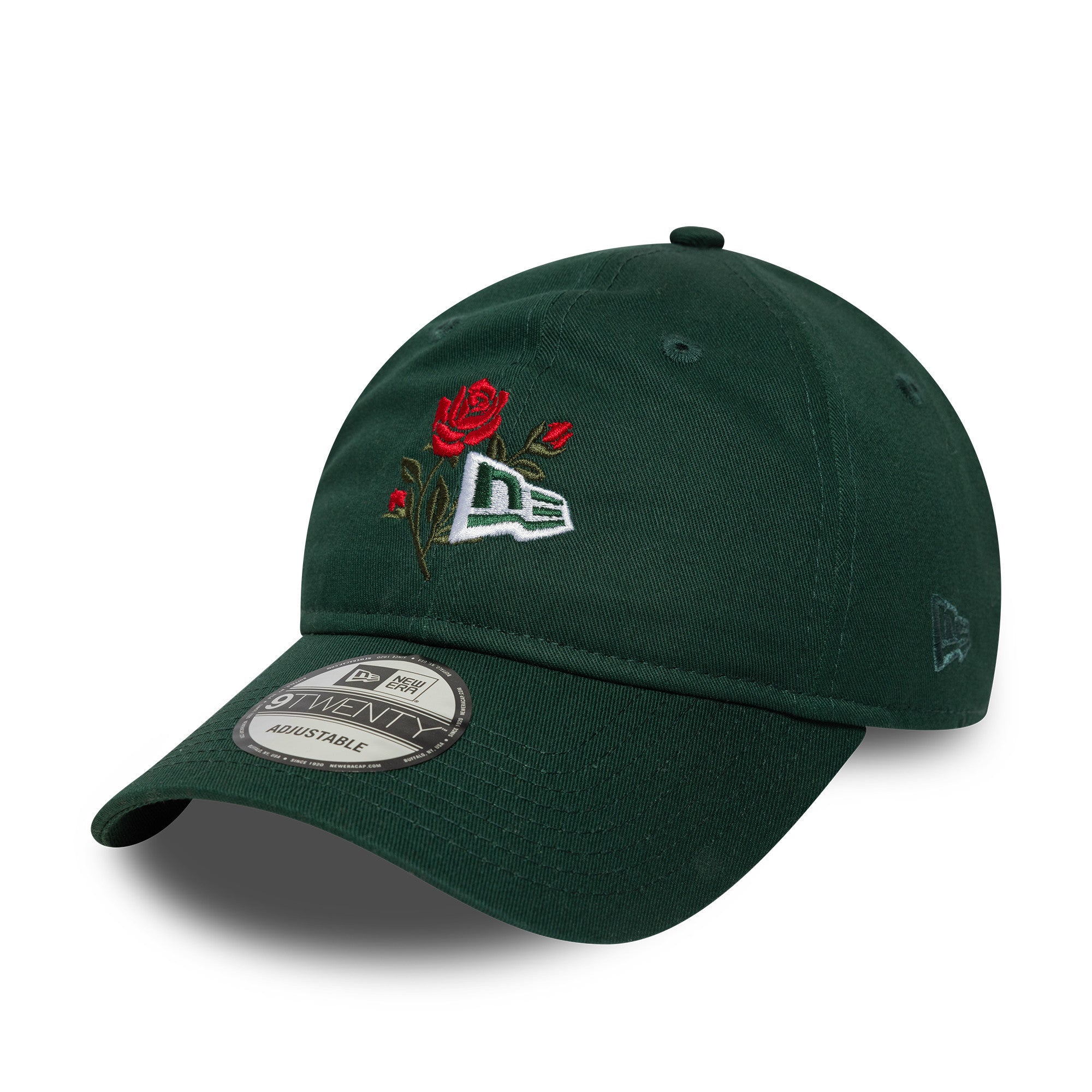 New Era - 9TWENTY - NE Rose Icon - Dark Green - Headz Up 
