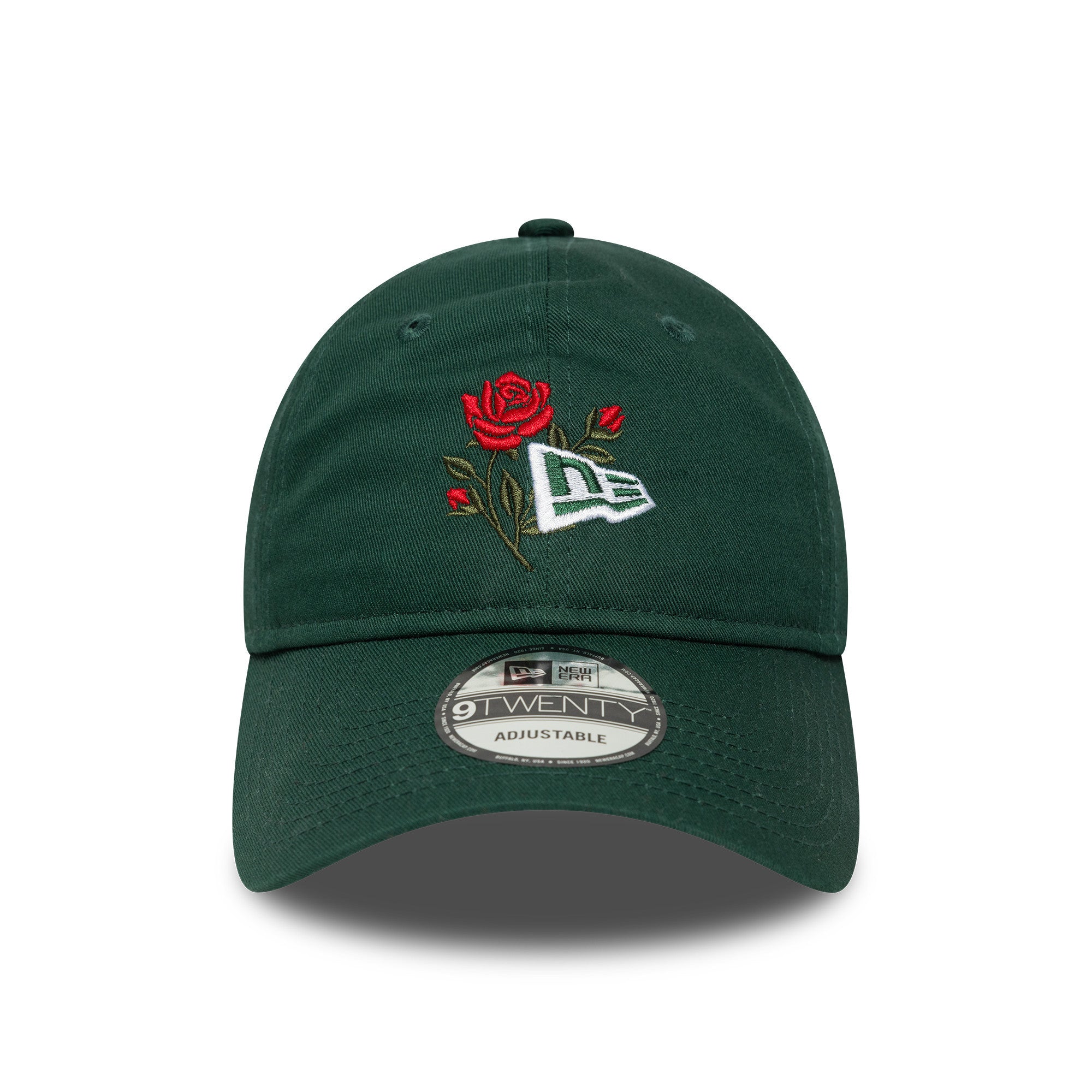 New Era - 9TWENTY - NE Rose Icon - Dark Green - Headz Up 