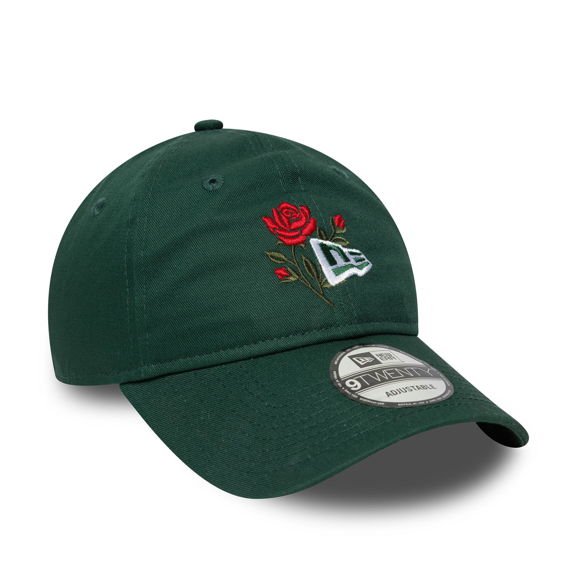 New Era - 9TWENTY - NE Rose Icon - Dark Green - Headz Up 