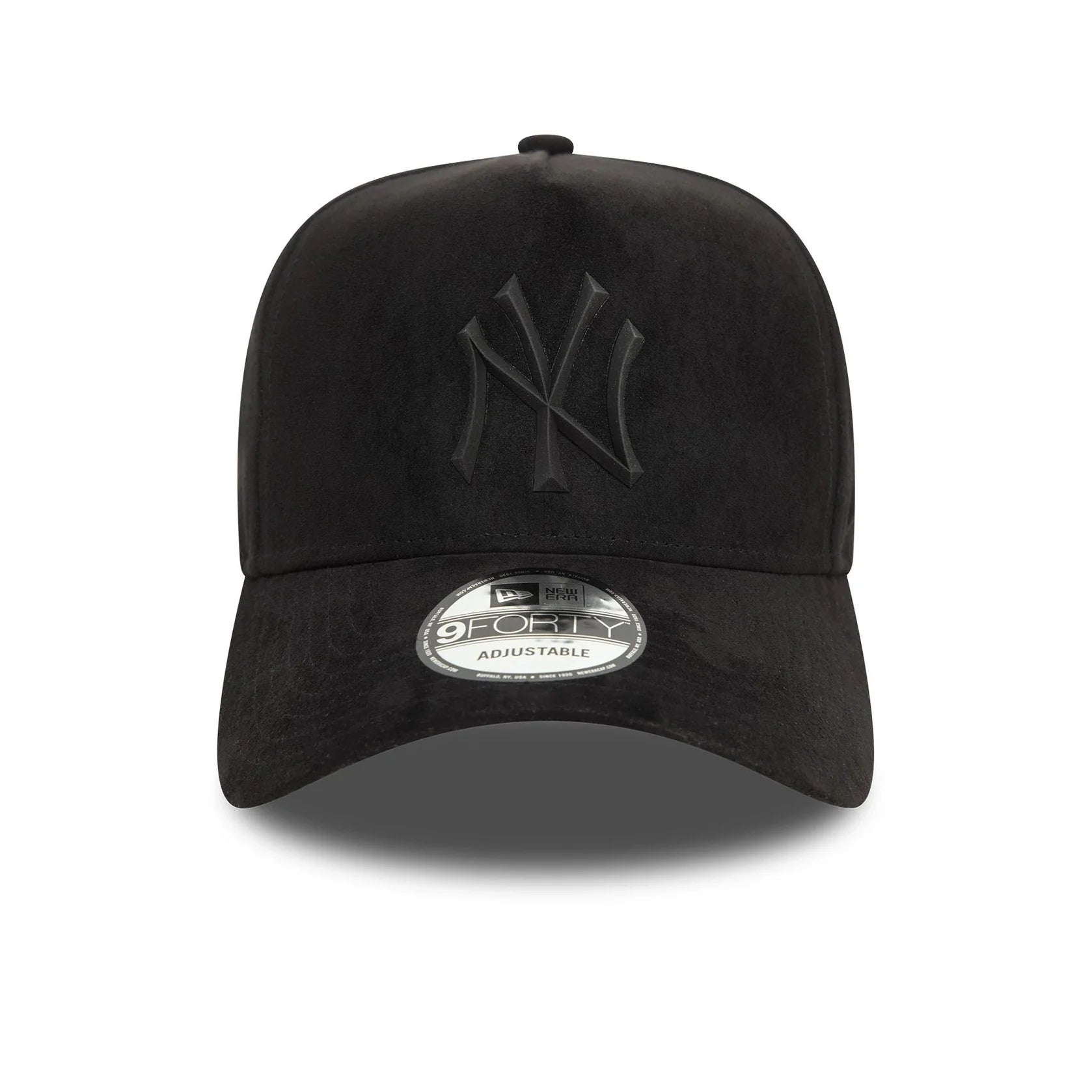 New Era - New York Yankees - FAUX SUEDE - E-Frame Cap - Black - Headz Up 