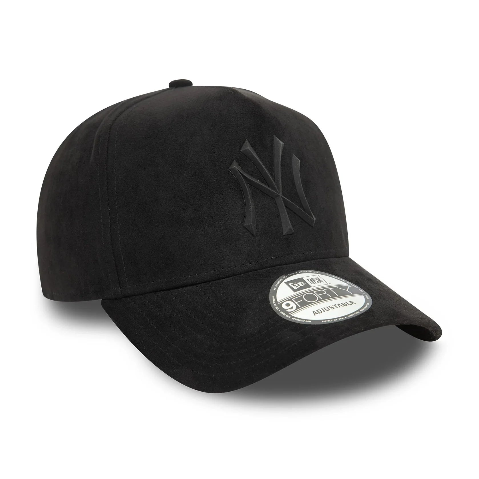 New Era - New York Yankees - FAUX SUEDE - E-Frame Cap - Black - Headz Up 