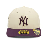 New Era - 59FIFTY Fitted Low Profile - Seasonal WS - New York Yankees - Stone/Purple - Headz Up 