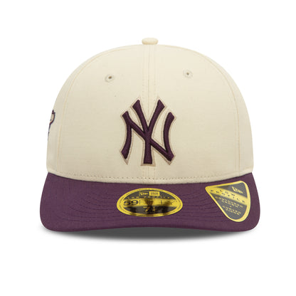 New Era - 59FIFTY Fitted Low Profile - Seasonal WS - New York Yankees - Stone/Purple