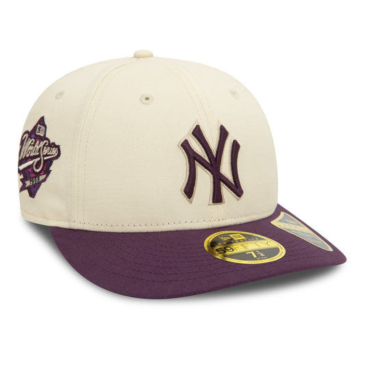 New Era - 59FIFTY Fitted Low Profile - Seasonal WS - New York Yankees - Stone/Purple