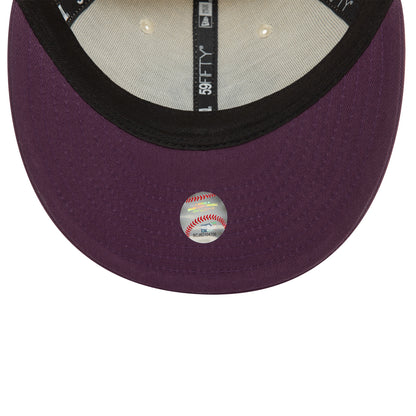 New Era - 59FIFTY Fitted Low Profile - Seasonal WS - New York Yankees - Stone/Purple