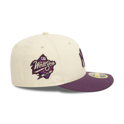 New Era - 59FIFTY Fitted Low Profile - Seasonal WS - New York Yankees - Stone/Purple