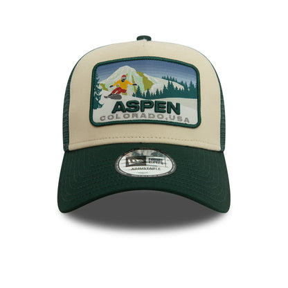 New Era - Ski Patch Trucker Cap - Dark Green