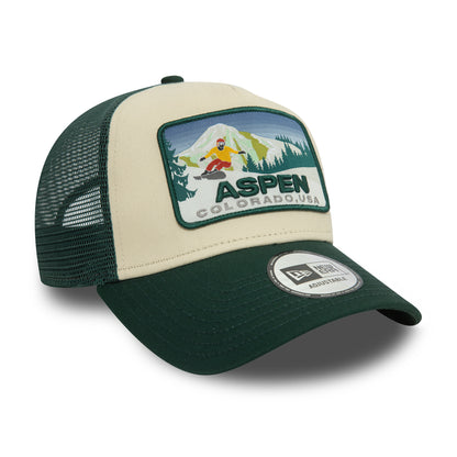 New Era - Ski Patch Trucker Cap - Dark Green