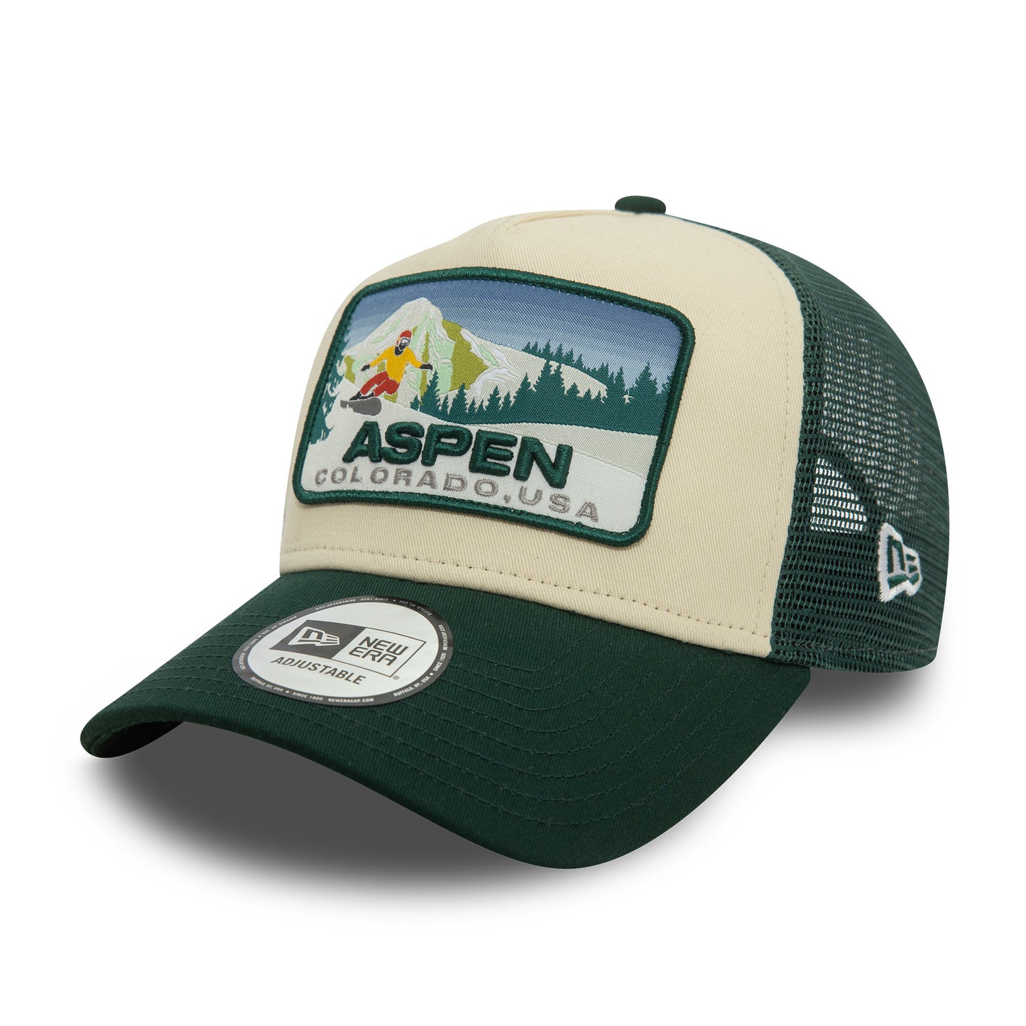 New Era - Ski Patch Trucker Cap - Dark Green