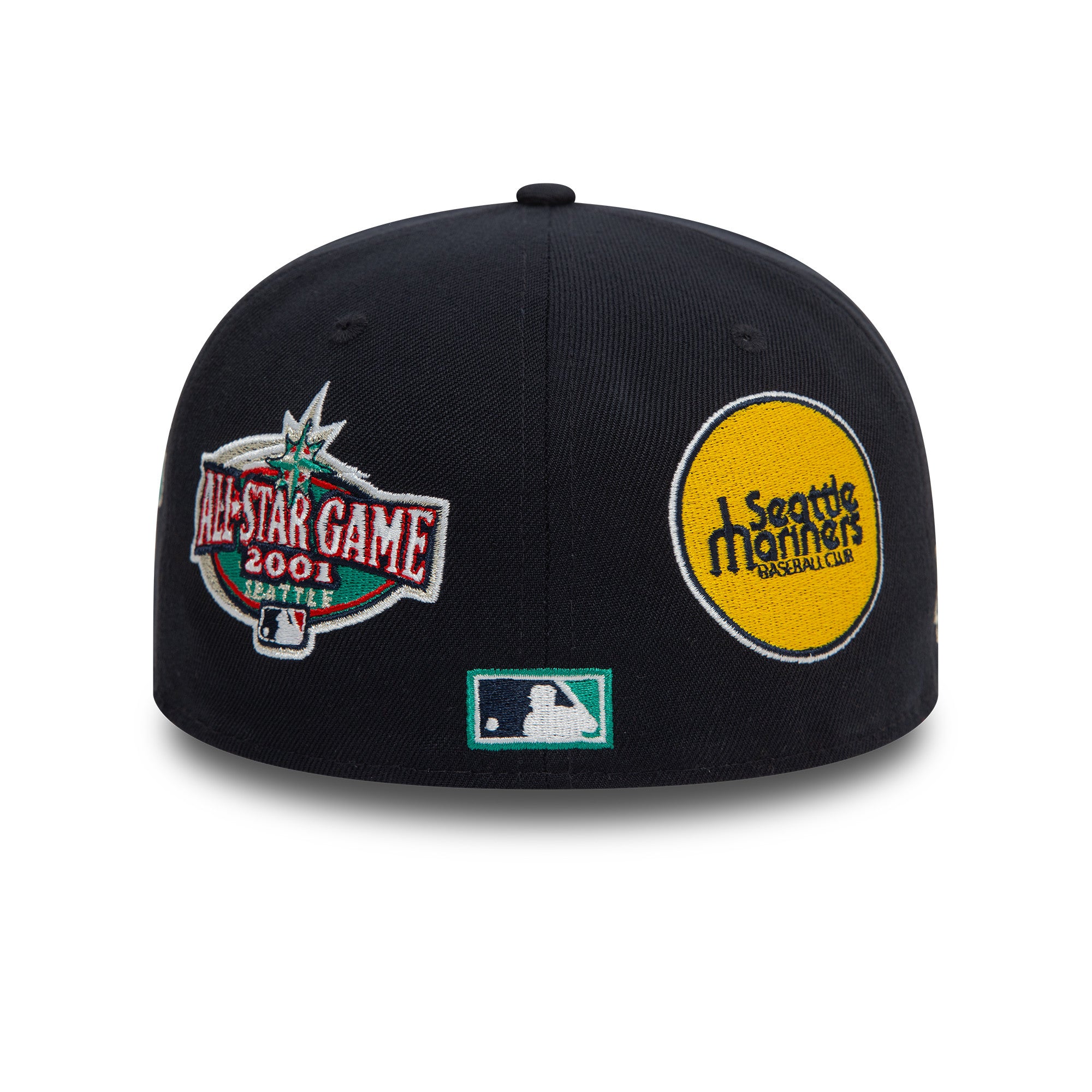 New Era - 59FIFTY Fitted Cap - Cooperstown Patch - Seattle Mariners - Navy - Headz Up 