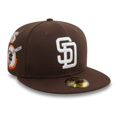 New Era - 59FIFTY Fitted Cap - Cooperstown Patch - San Diego Padres - Brown