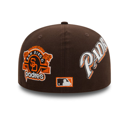 New Era - 59FIFTY Fitted Cap - Cooperstown Patch - San Diego Padres - Brown