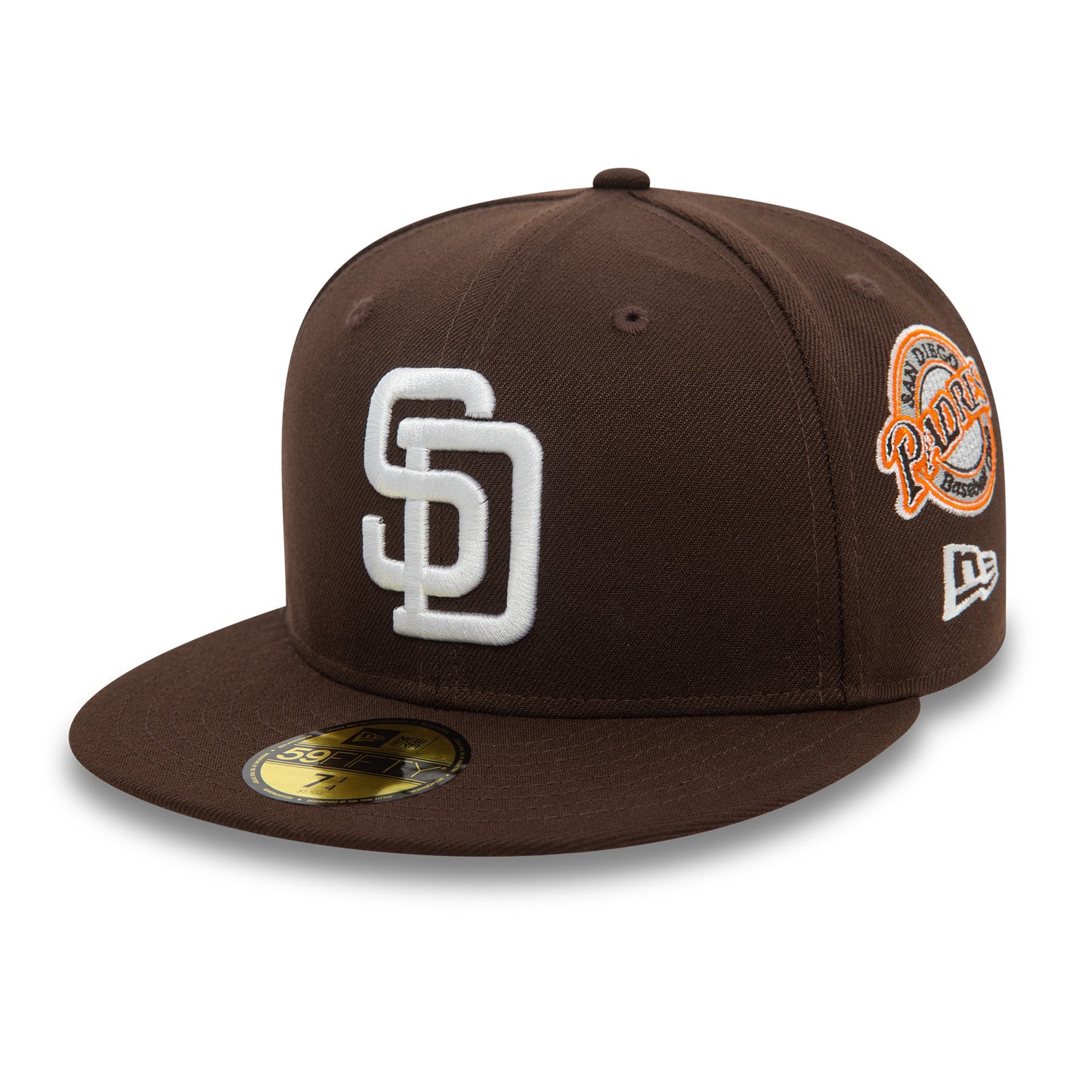 New Era - 59FIFTY Fitted Cap - Cooperstown Patch - San Diego Padres - Brown