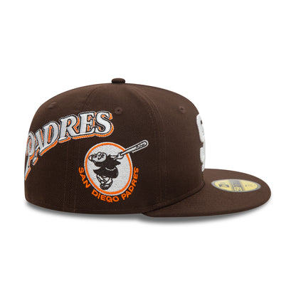 New Era - 59FIFTY Fitted Cap - Cooperstown Patch - San Diego Padres - Brown