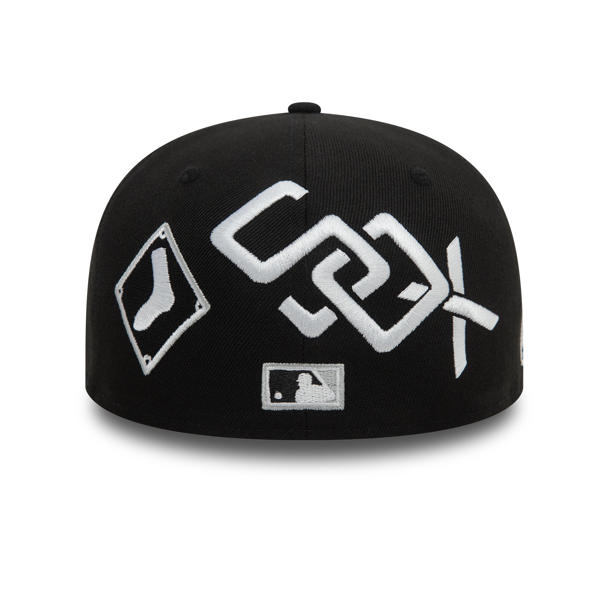New Era - 59FIFTY Fitted Cap - Cooperstown Patch - Chicago White Sox - Black - Headz Up 