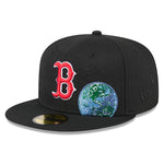 New Era - NE Global - 59Fifty Fitted Cap - Boston Red Sox - Black - Headz Up 