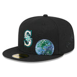 New Era - NE Global - 59Fifty Fitted Cap - Seattle Mariners - Black - Headz Up 