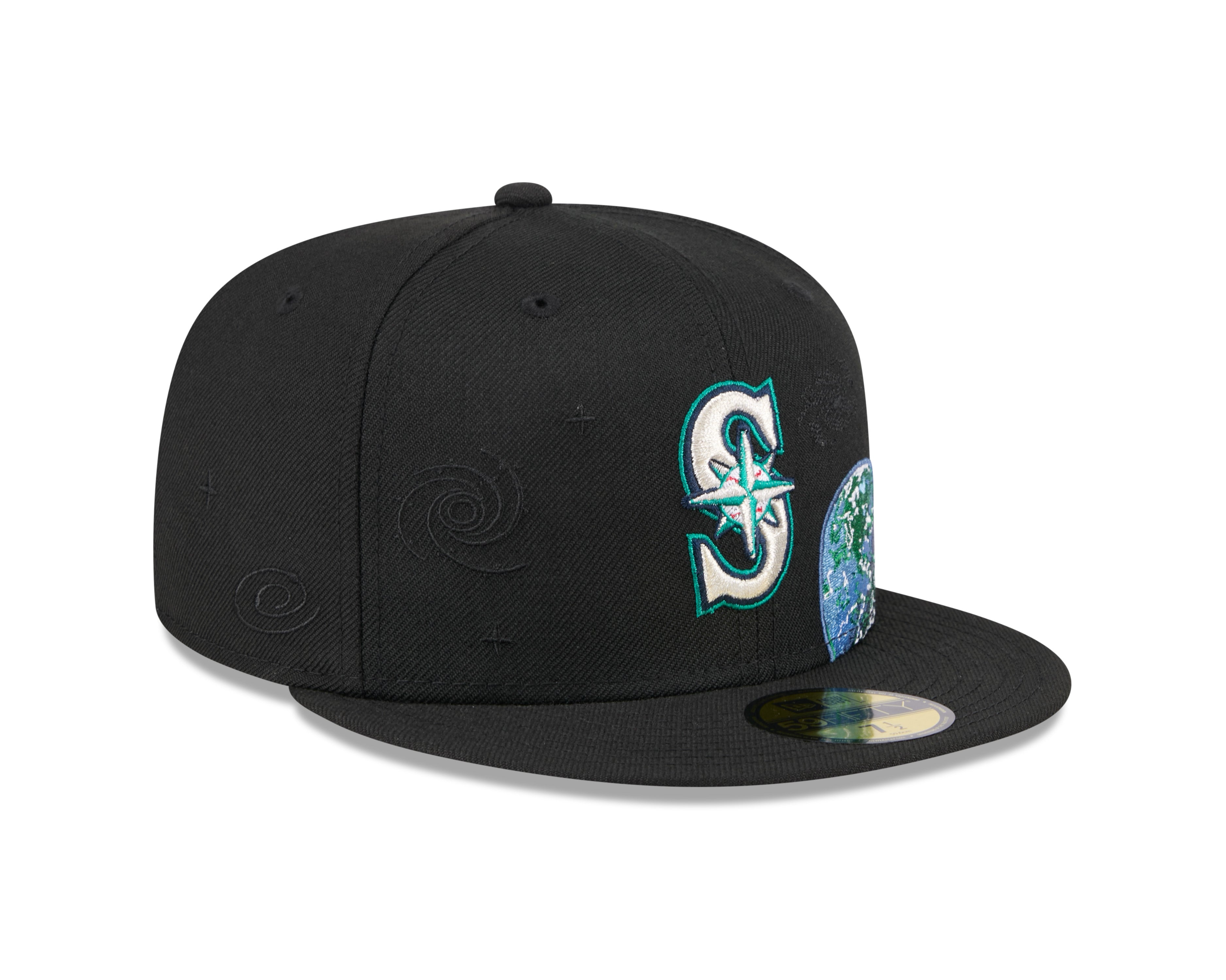 New Era - NE Global - 59Fifty Fitted Cap - Seattle Mariners - Black - Headz Up 