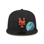 New Era - NE Global - 59Fifty Fitted Cap - New York Mets - Black - Headz Up 