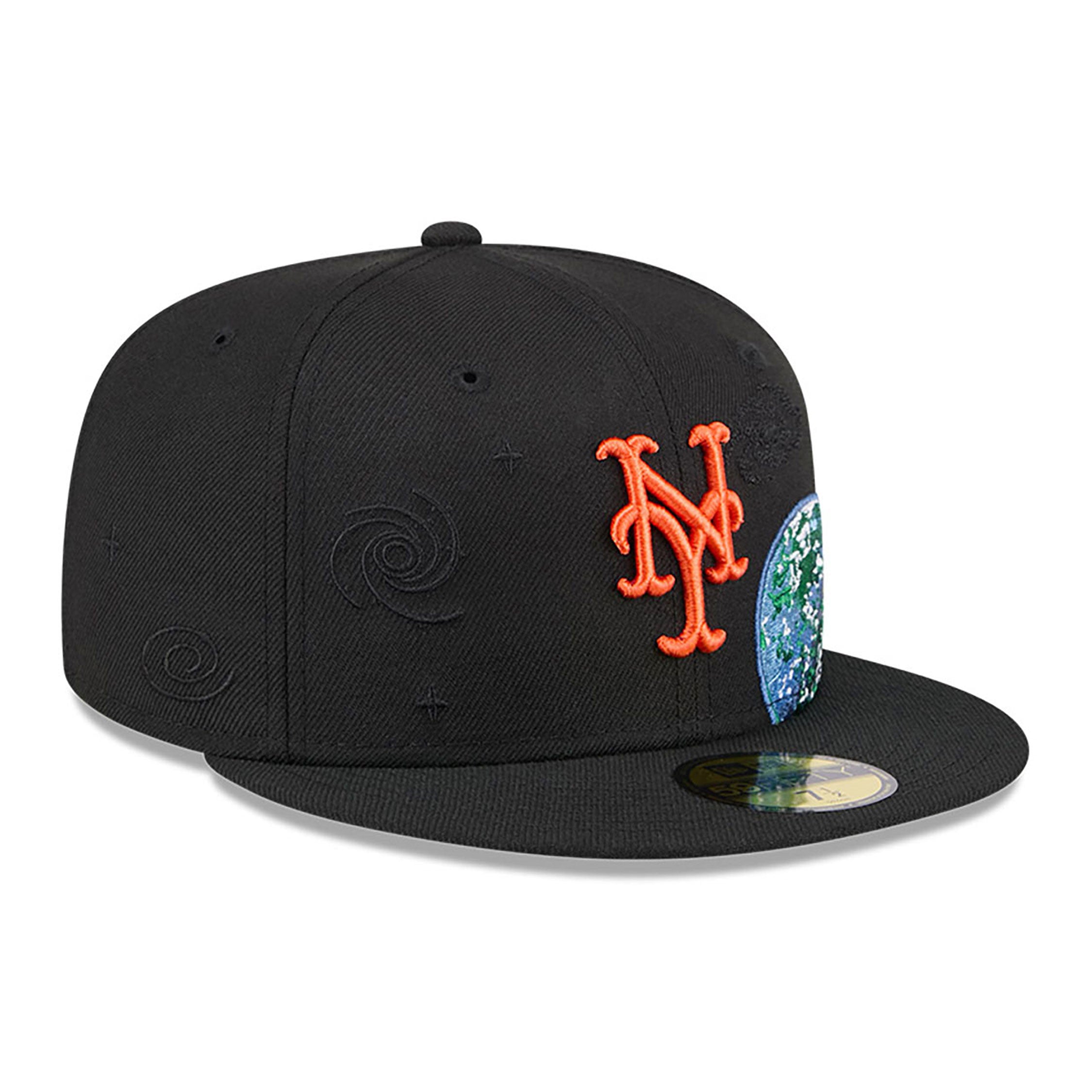 New Era - NE Global - 59Fifty Fitted Cap - New York Mets - Black - Headz Up 