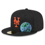 New Era - NE Global - 59Fifty Fitted Cap - New York Mets - Black - Headz Up 