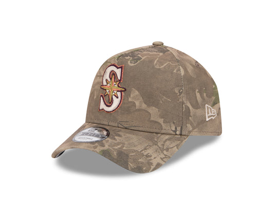 New Era - Seattle Mariners - NE Leaf - 9forty A-Frame Cap - Camo