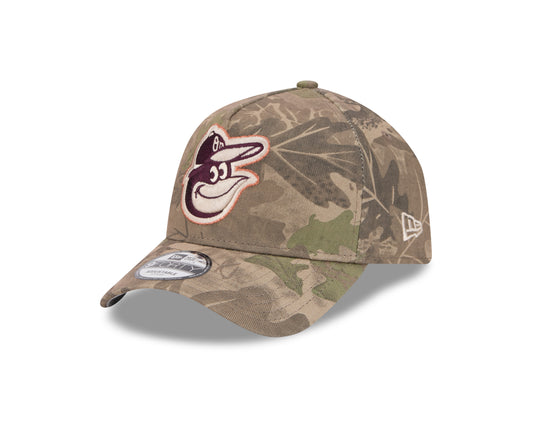 New Era - Baltimore Orioles - NE Leaf - 9forty A-Frame Cap - Camo