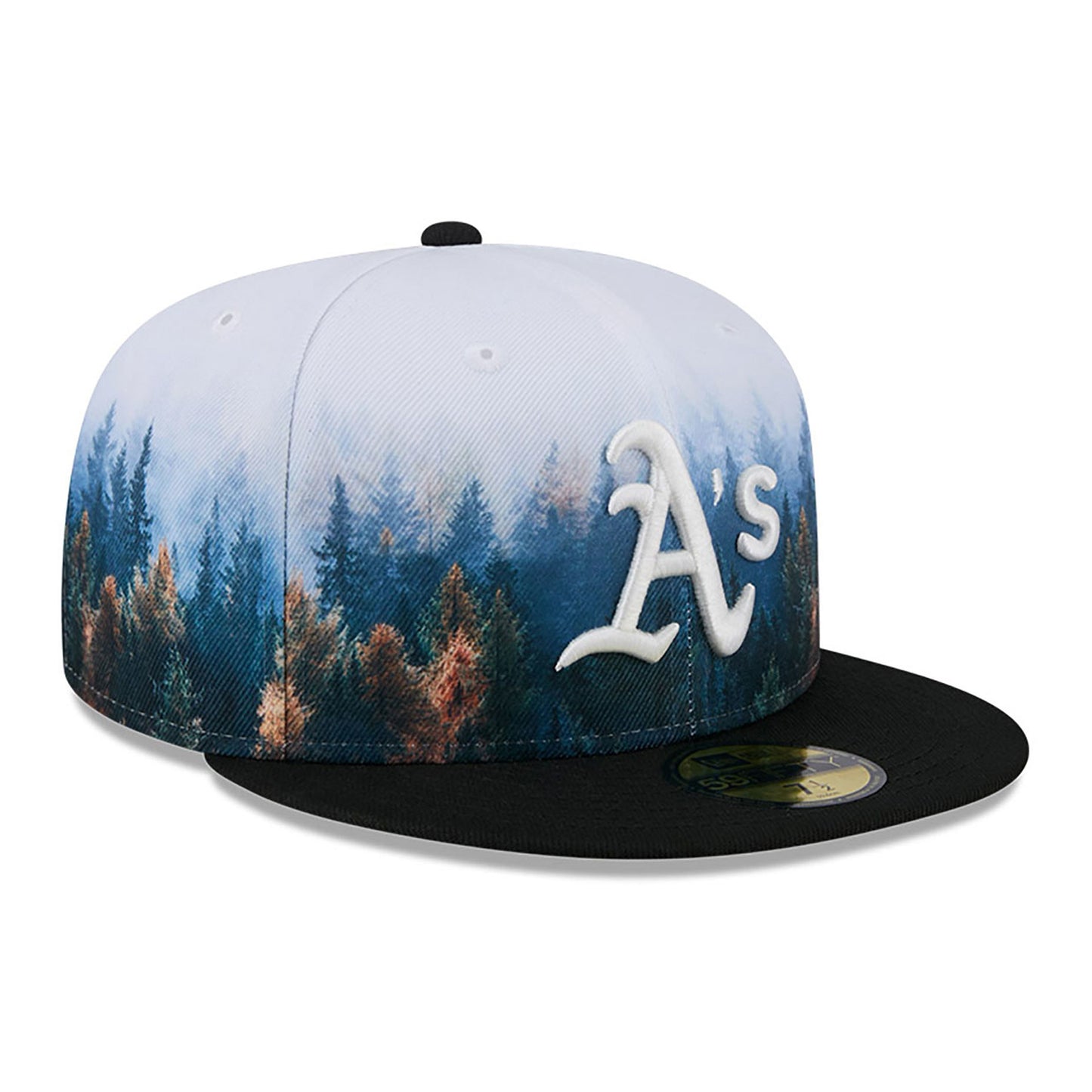 New Era - 59FIFTY Fitted Cap - PHOTOREAL - Oakland Athletics - Black