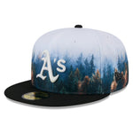 New Era - 59FIFTY Fitted Cap - PHOTOREAL - Oakland Athletics - Black - Headz Up 