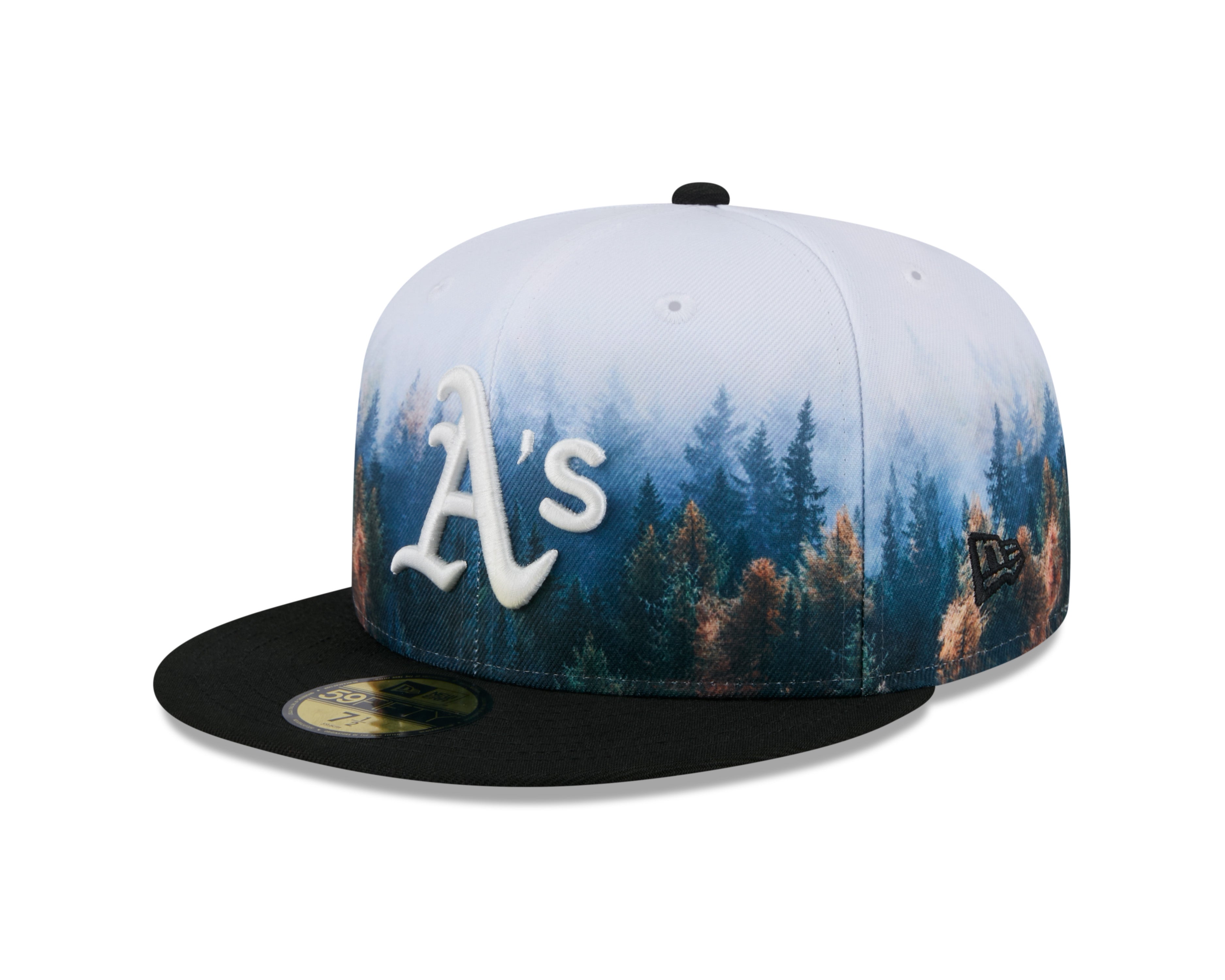 New Era - 59FIFTY Fitted Cap - PHOTOREAL - Oakland Athletics - Black - Headz Up 
