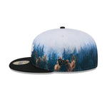 New Era - 59FIFTY Fitted Cap - PHOTOREAL - Oakland Athletics - Black - Headz Up 