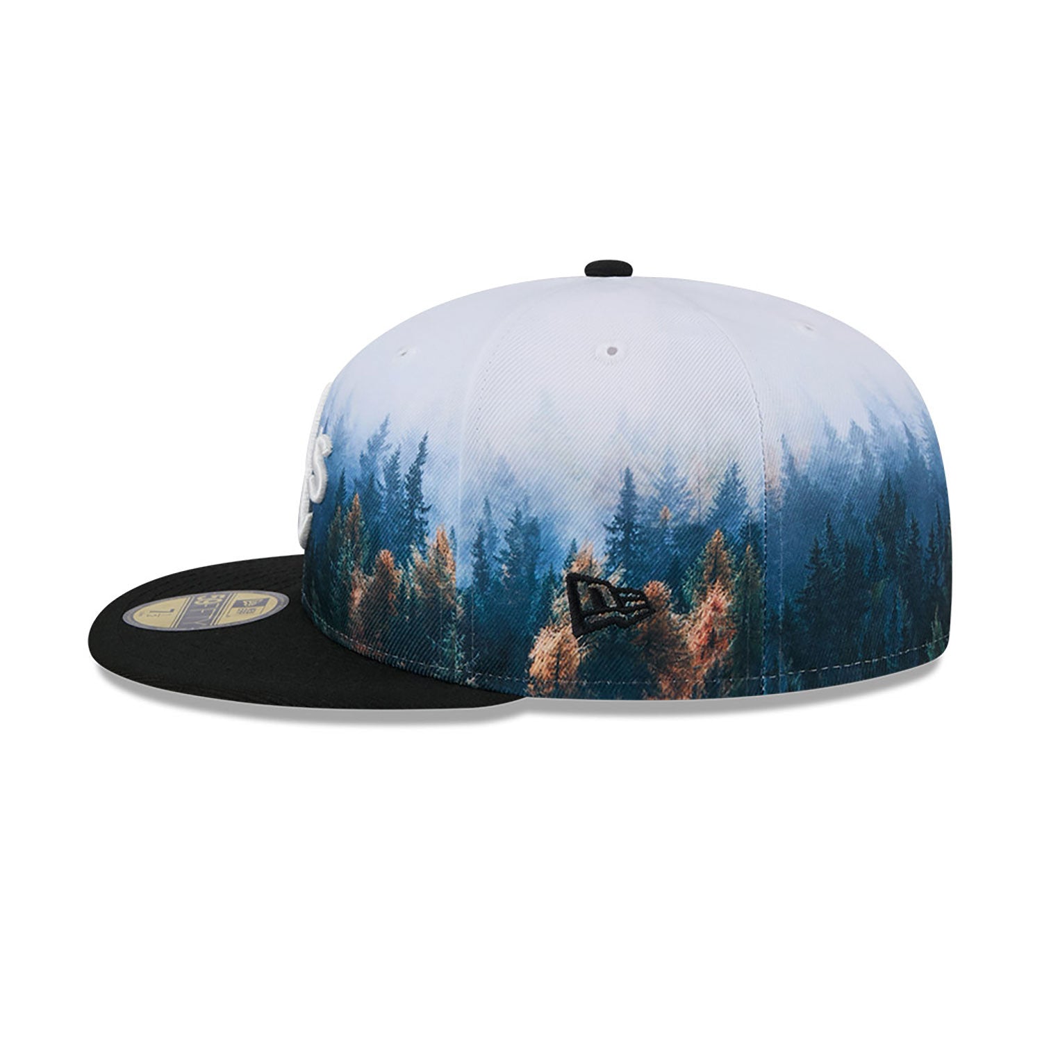 New Era - 59FIFTY Fitted Cap - PHOTOREAL - Oakland Athletics - Black - Headz Up 