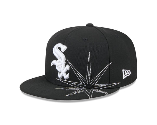 New Era - 59FIFTY Fitted Cap - SOLAR STARS - Chicago White Sox - Black