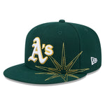 New Era - 59FIFTY Fitted Cap - SOLAR STARS - Oakland Athletics - Dark Green - Headz Up 