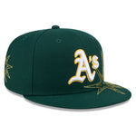 New Era - 59FIFTY Fitted Cap - SOLAR STARS - Oakland Athletics - Dark Green - Headz Up 