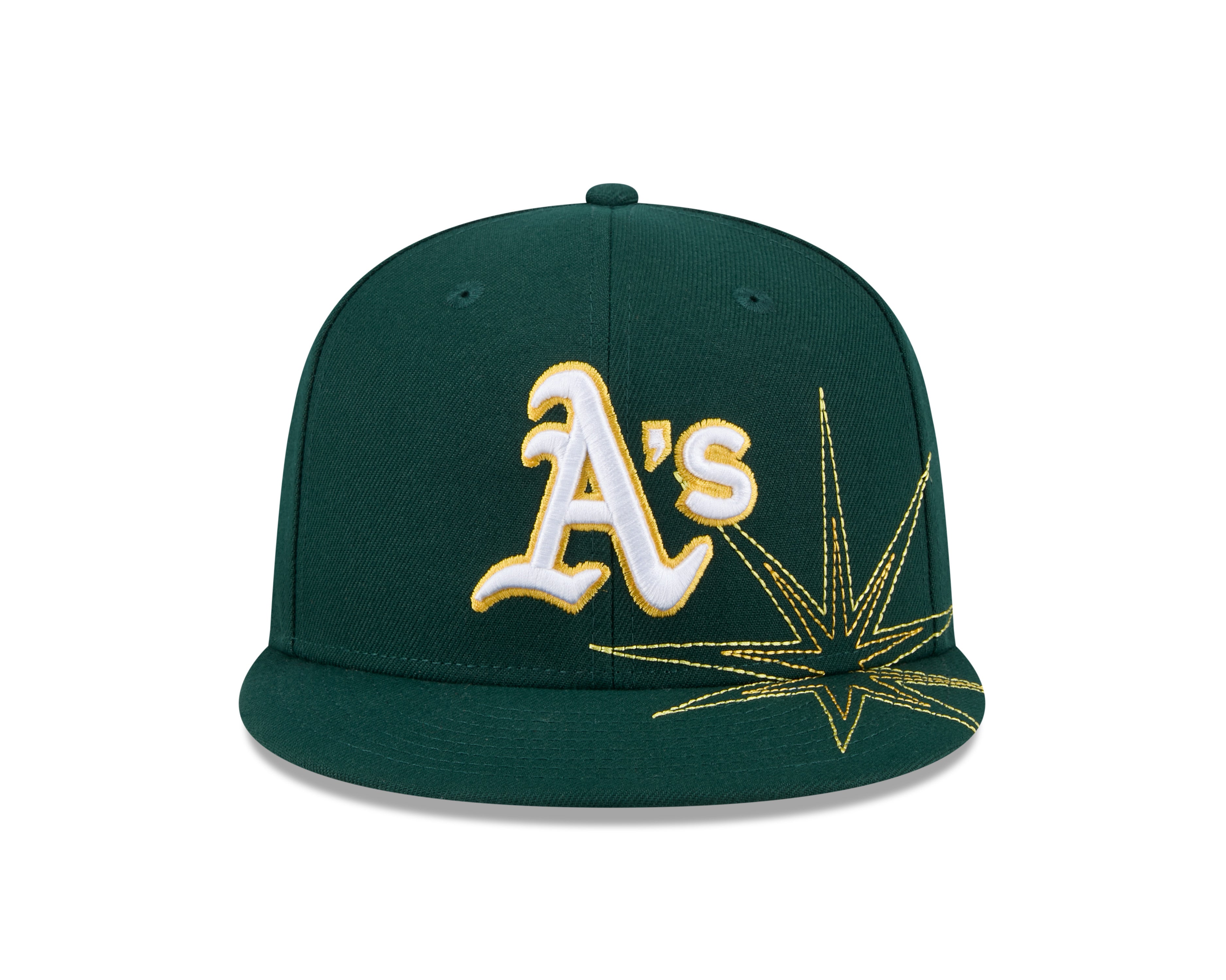 New Era - 59FIFTY Fitted Cap - SOLAR STARS - Oakland Athletics - Dark Green - Headz Up 