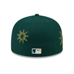 New Era - 59FIFTY Fitted Cap - SOLAR STARS - Oakland Athletics - Dark Green - Headz Up 