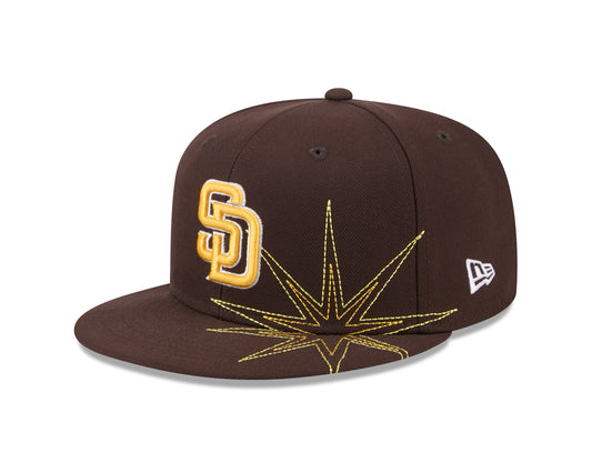 New Era - 59FIFTY Fitted Cap - SOLAR STARS - San Diego Padres - Brown