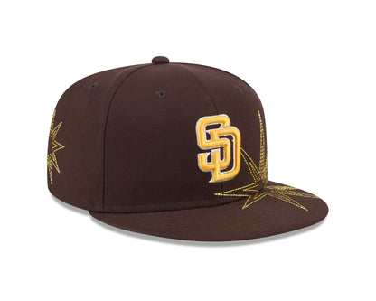 New Era - 59FIFTY Fitted Cap - SOLAR STARS - San Diego Padres - Brown