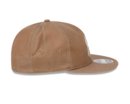 New Era - 9FIFTY Retro Crown - New York Yankees - Waxed Canvas - Khaki