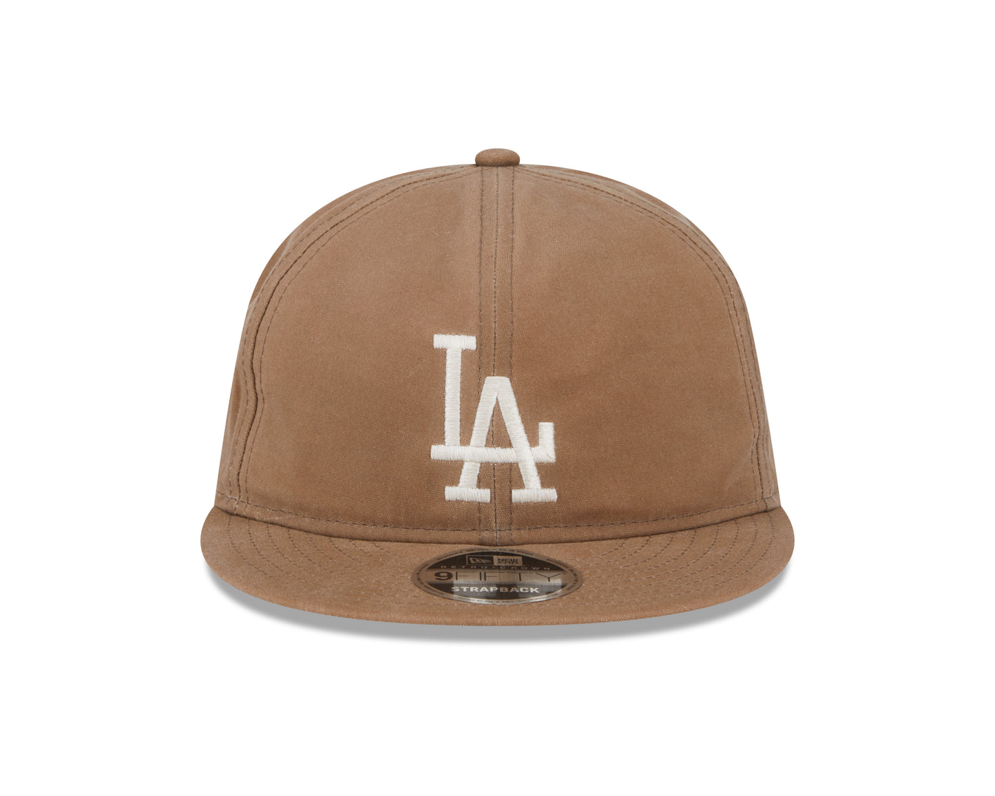 New Era - 9FIFTY Retro Crown - Los Angeles Dodgers - Waxed Canvas - Khaki