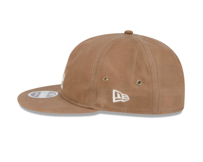 New Era - 9FIFTY Retro Crown - Los Angeles Dodgers - Waxed Canvas - Khaki