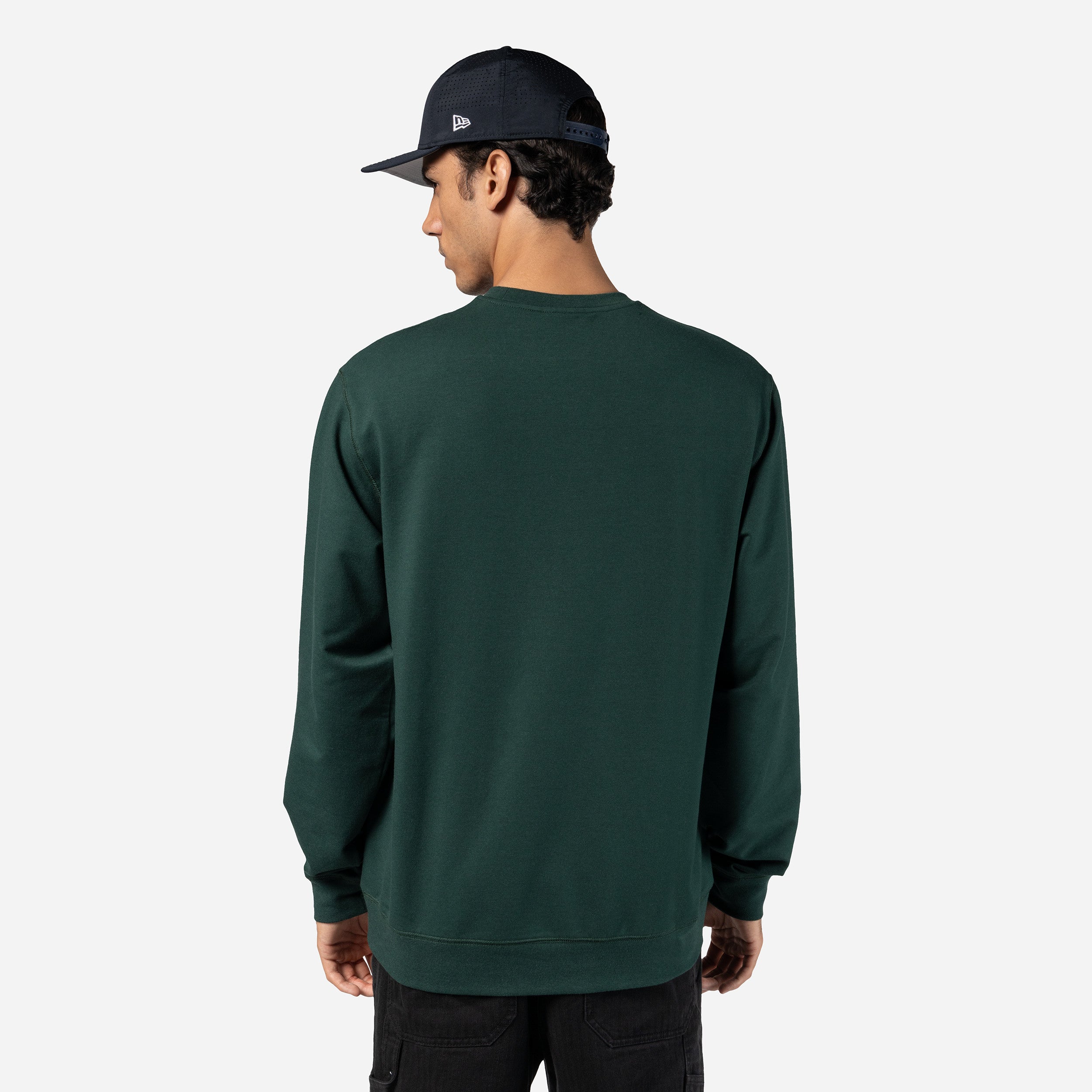 New Era - LOGO SELECT Crewneck - New York Yankees - Dark Green - Headz Up 