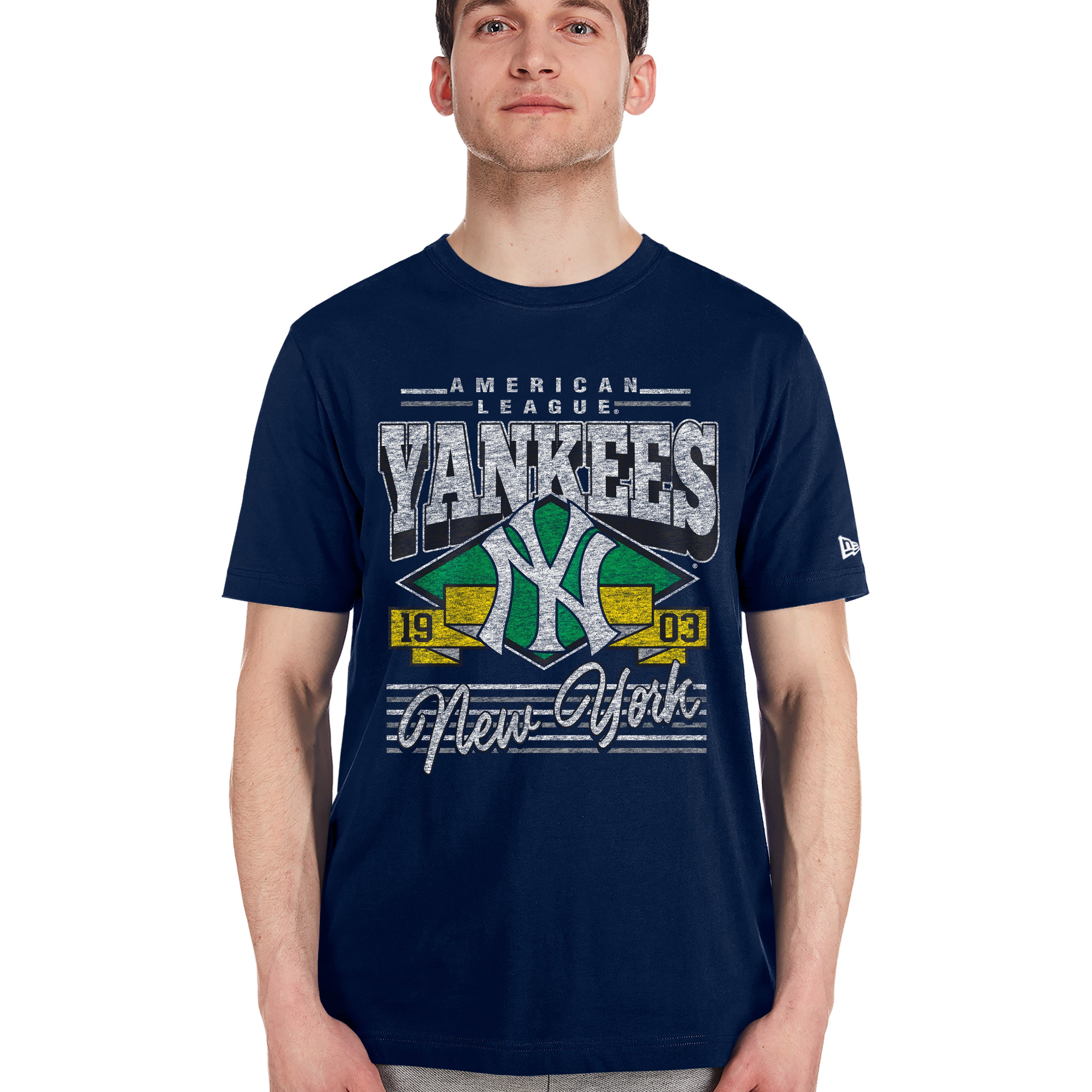 New Era - Sports Class Tee - New York Yankees - Navy - Headz Up 