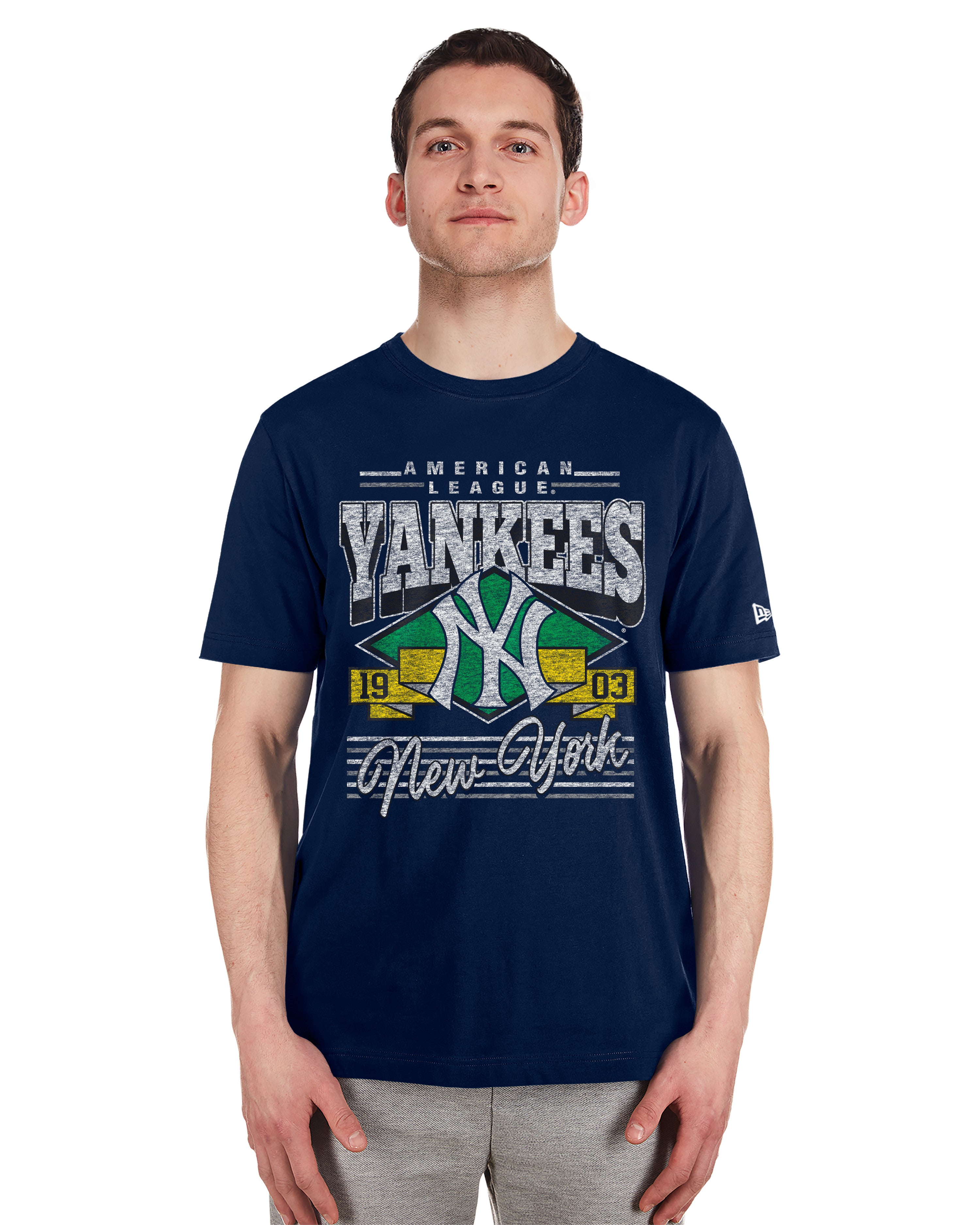 New Era - Sports Class Tee - New York Yankees - Navy - Headz Up 