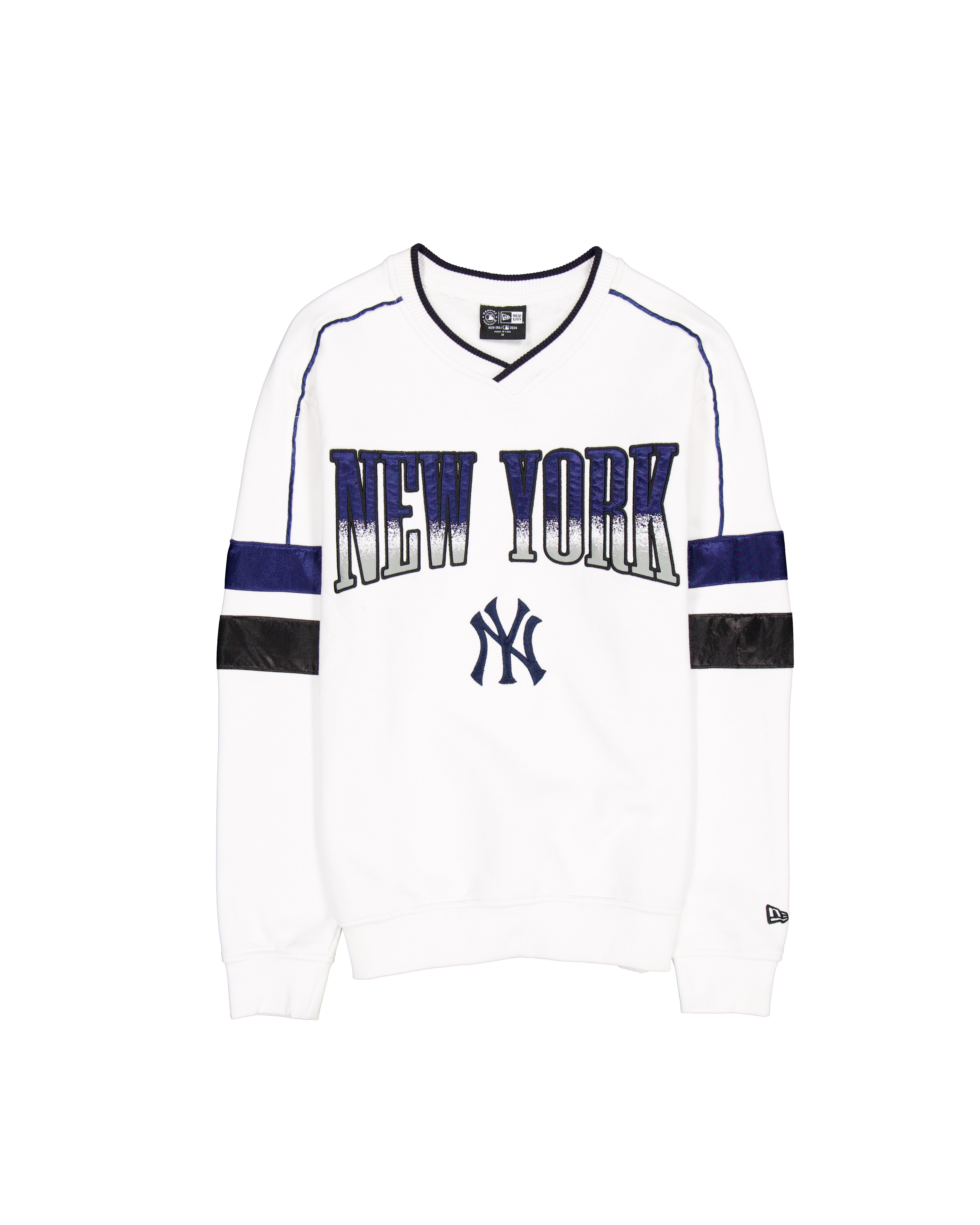 New Era - Sports Class Crewneck SELECT Crewneck - New York Yankees - White - Headz Up 