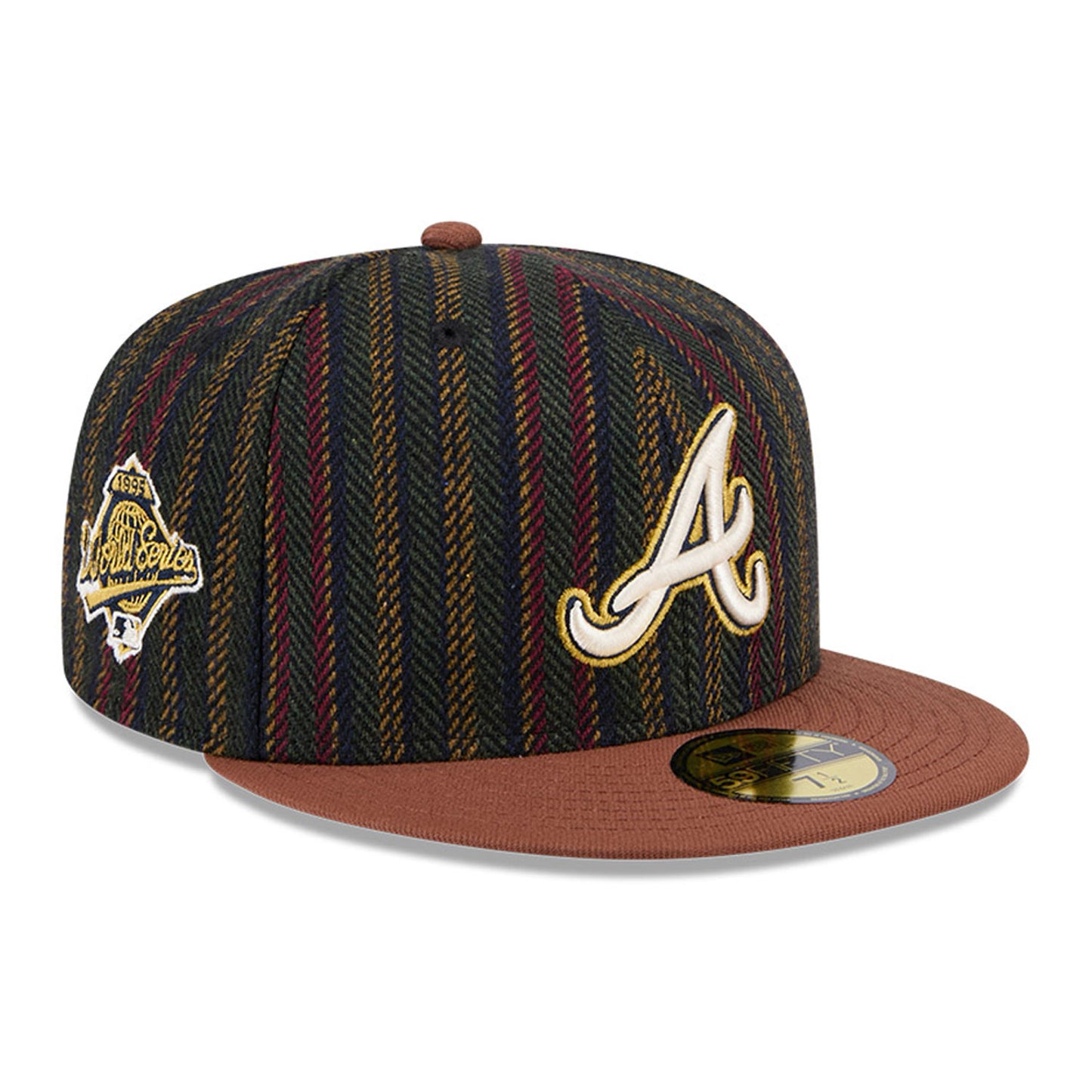 New Era - 59FIFTY - Atlanta Braves - Vintage Herringbone - Brown